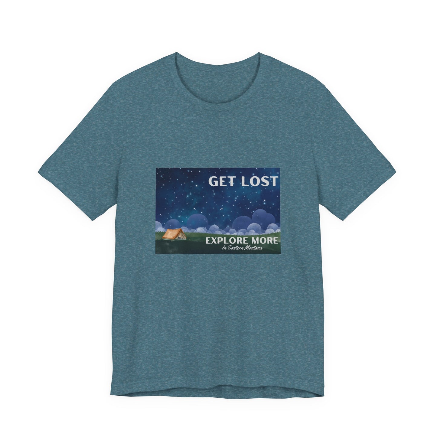 Get Lost Explore More Eastern Montana Adventure Tee, Travel T-Shirt, Nature Lover Gift, Camping Shirt, Outdoor Apparel, Eastern Montana Tee