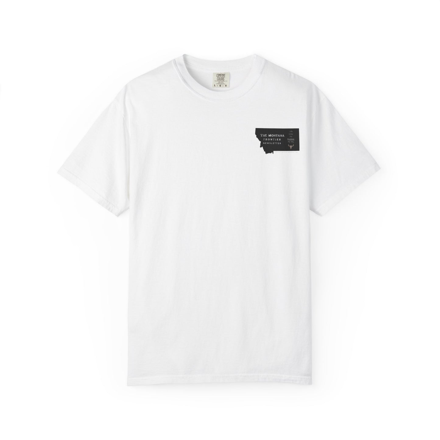 Montana Frontier Newsletter Logo Unisex Tee