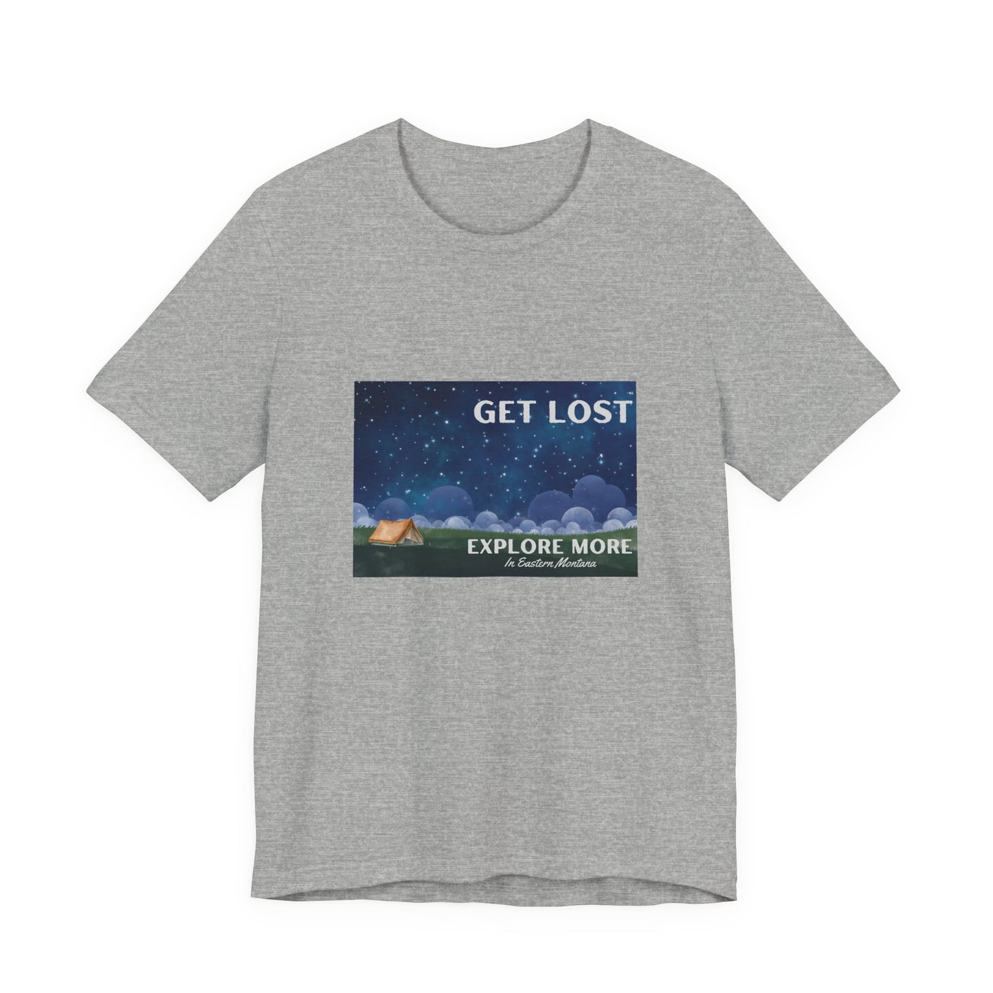 Get Lost Explore More Eastern Montana Adventure Tee, Travel T-Shirt, Nature Lover Gift, Camping Shirt, Outdoor Apparel, Eastern Montana Tee