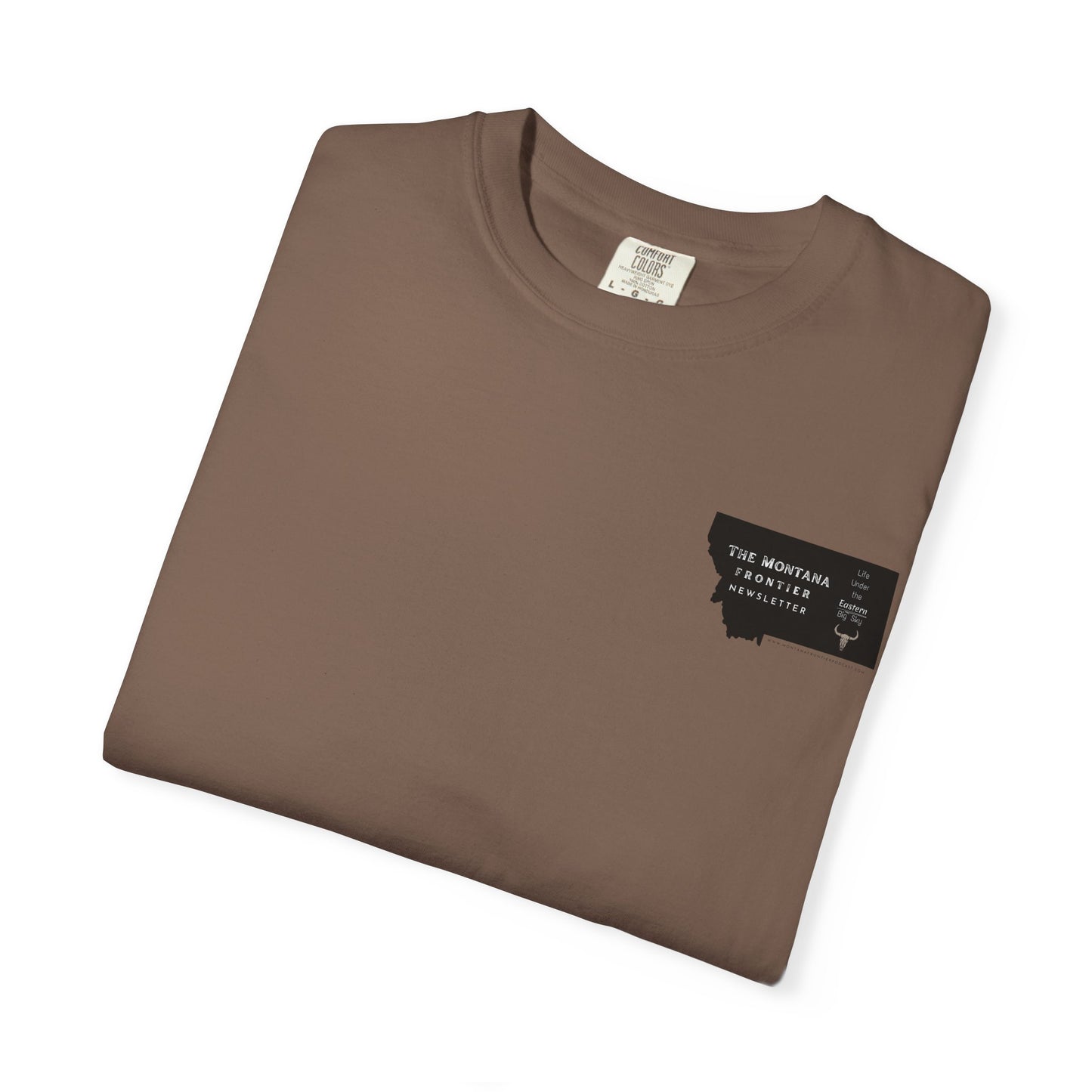 Montana Frontier Newsletter Logo Unisex Tee