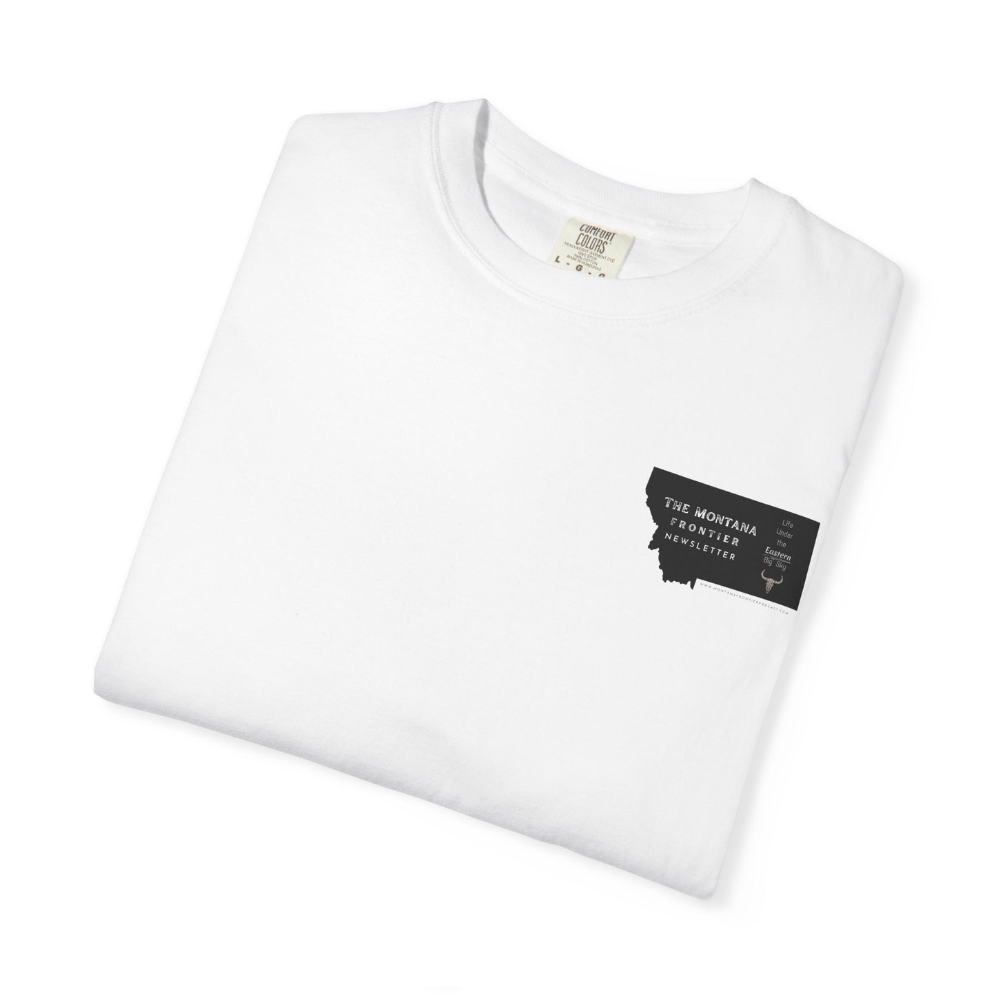 Montana Frontier Newsletter Logo Unisex Tee