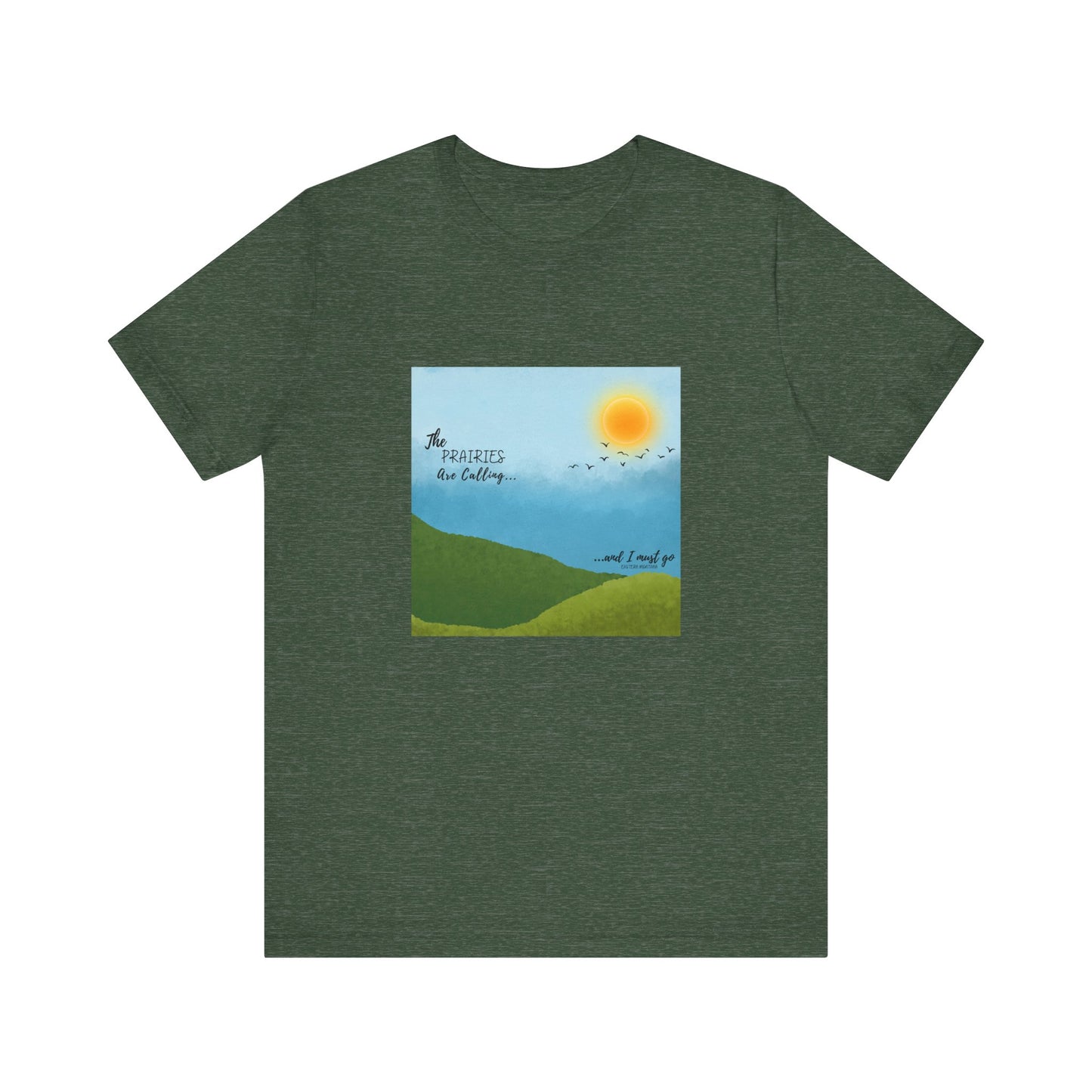 The Prairies Are Calling Eastern Montana Unisex Tee graphic tee