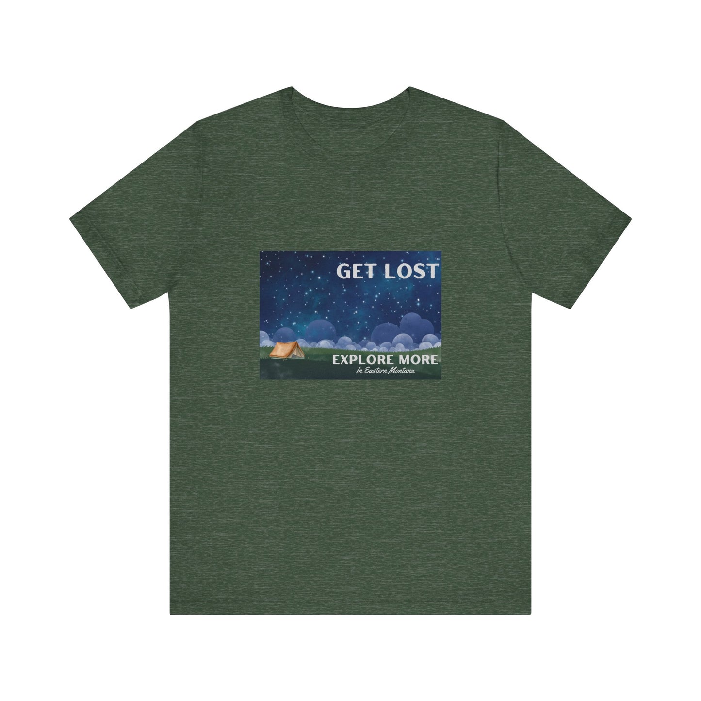 Get Lost Explore More Eastern Montana Adventure Tee, Travel T-Shirt, Nature Lover Gift, Camping Shirt, Outdoor Apparel, Eastern Montana Tee
