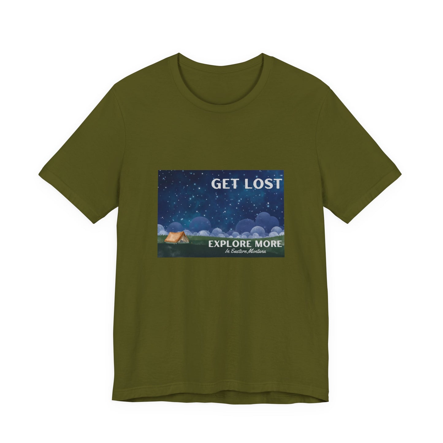 Get Lost Explore More Eastern Montana Adventure Tee, Travel T-Shirt, Nature Lover Gift, Camping Shirt, Outdoor Apparel, Eastern Montana Tee