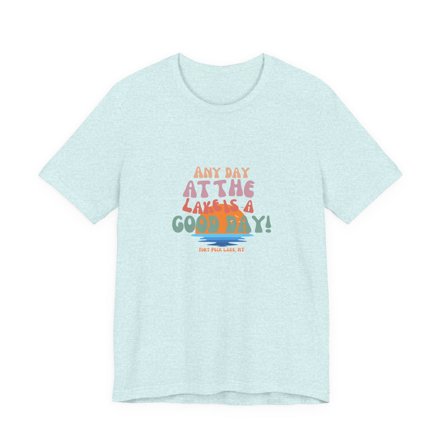 Summer Vibes Short Sleeve Tee - Any Day at the Good Vibes, Beachwear, Vacation Shirt, Casual, Gift for Her, Relaxed Fit