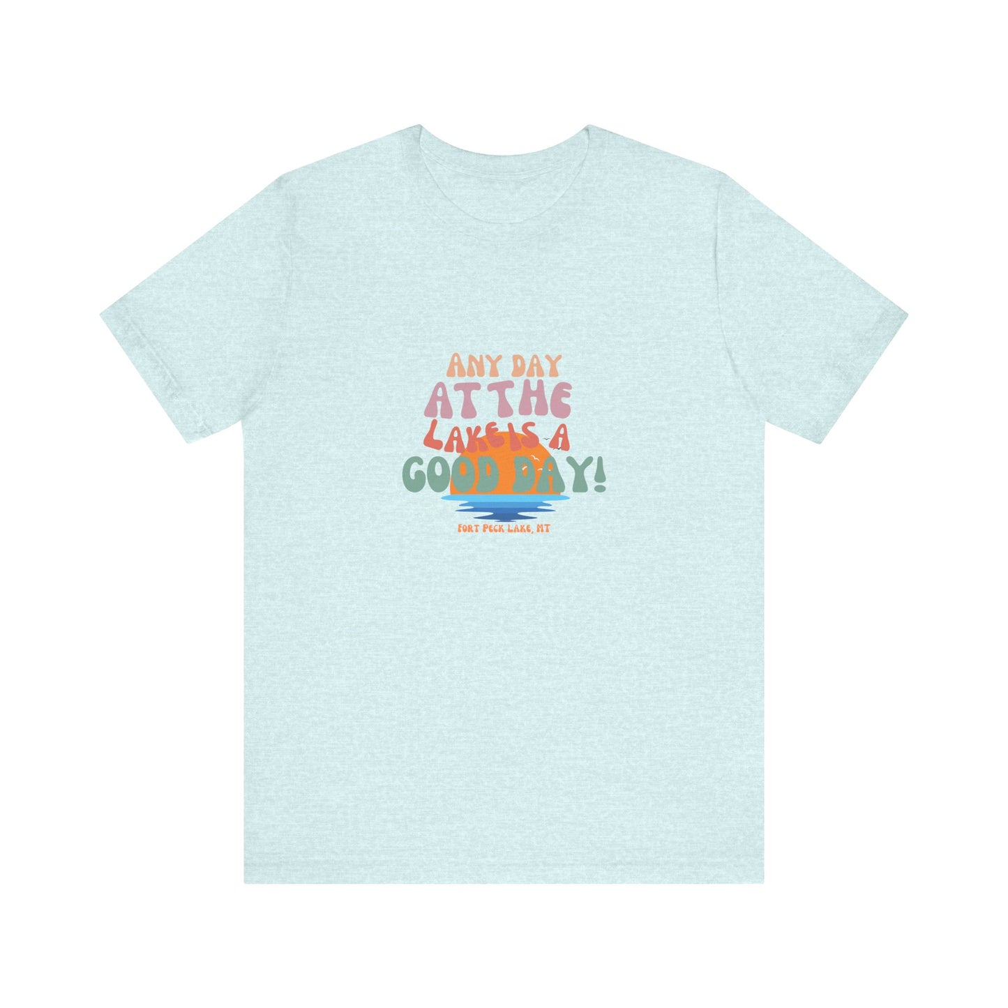 Summer Vibes Short Sleeve Tee - Any Day at the Good Vibes, Beachwear, Vacation Shirt, Casual, Gift for Her, Relaxed Fit