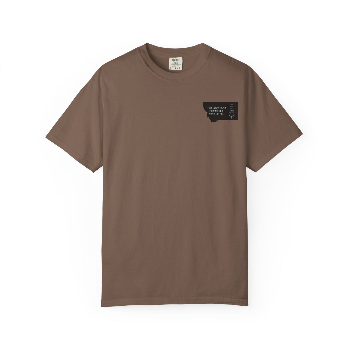 Montana Frontier Newsletter Logo Unisex Tee