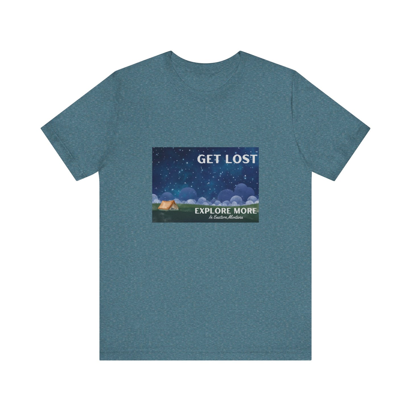 Get Lost Explore More Eastern Montana Adventure Tee, Travel T-Shirt, Nature Lover Gift, Camping Shirt, Outdoor Apparel, Eastern Montana Tee