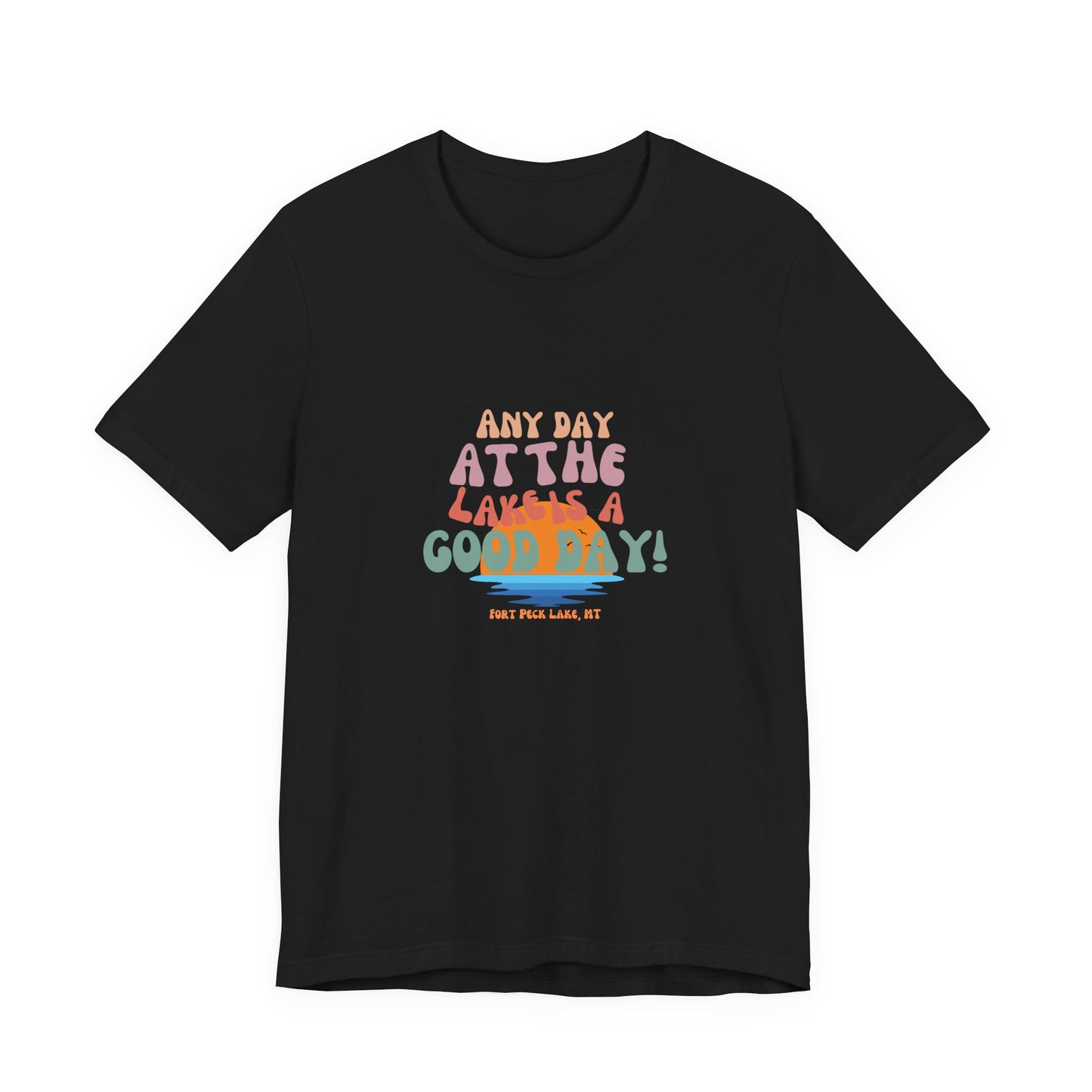 Summer Vibes Short Sleeve Tee - Any Day at the Good Vibes, Beachwear, Vacation Shirt, Casual, Gift for Her, Relaxed Fit