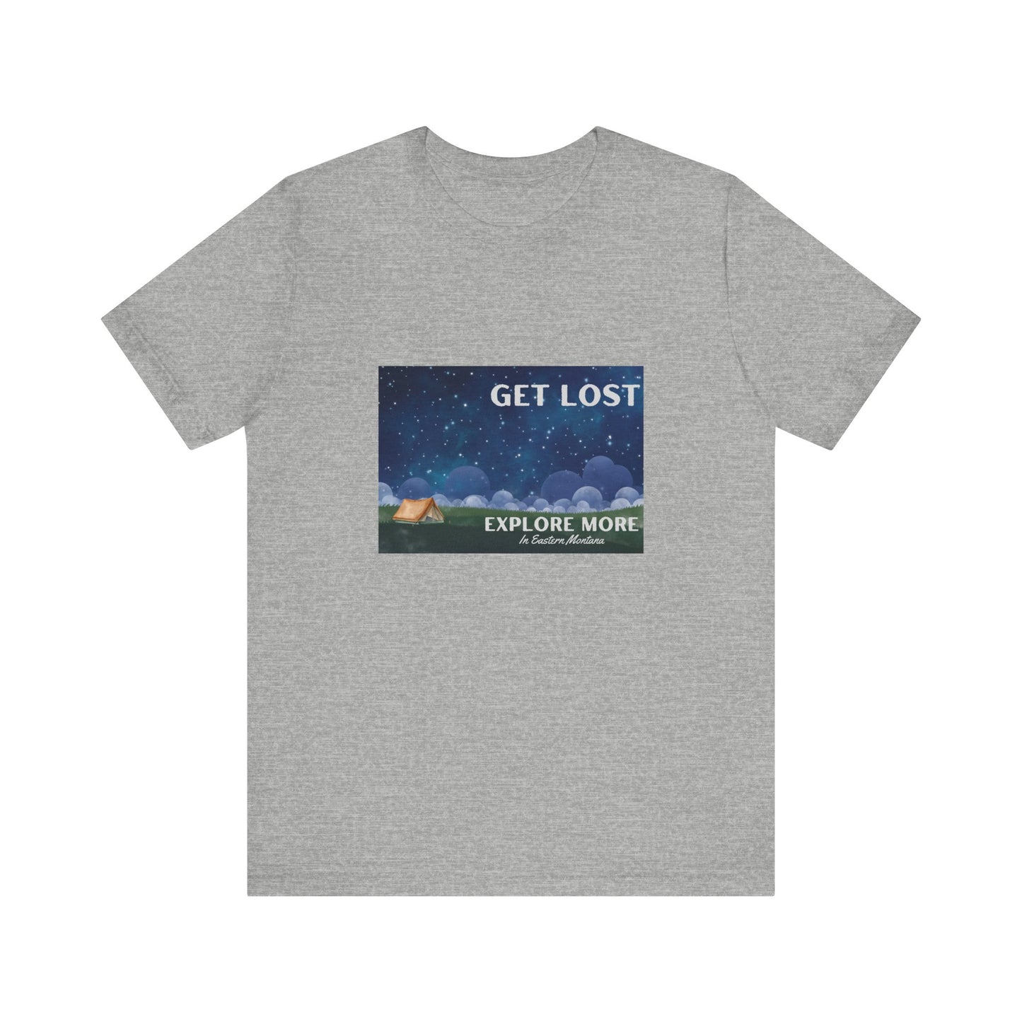Get Lost Explore More Eastern Montana Adventure Tee, Travel T-Shirt, Nature Lover Gift, Camping Shirt, Outdoor Apparel, Eastern Montana Tee