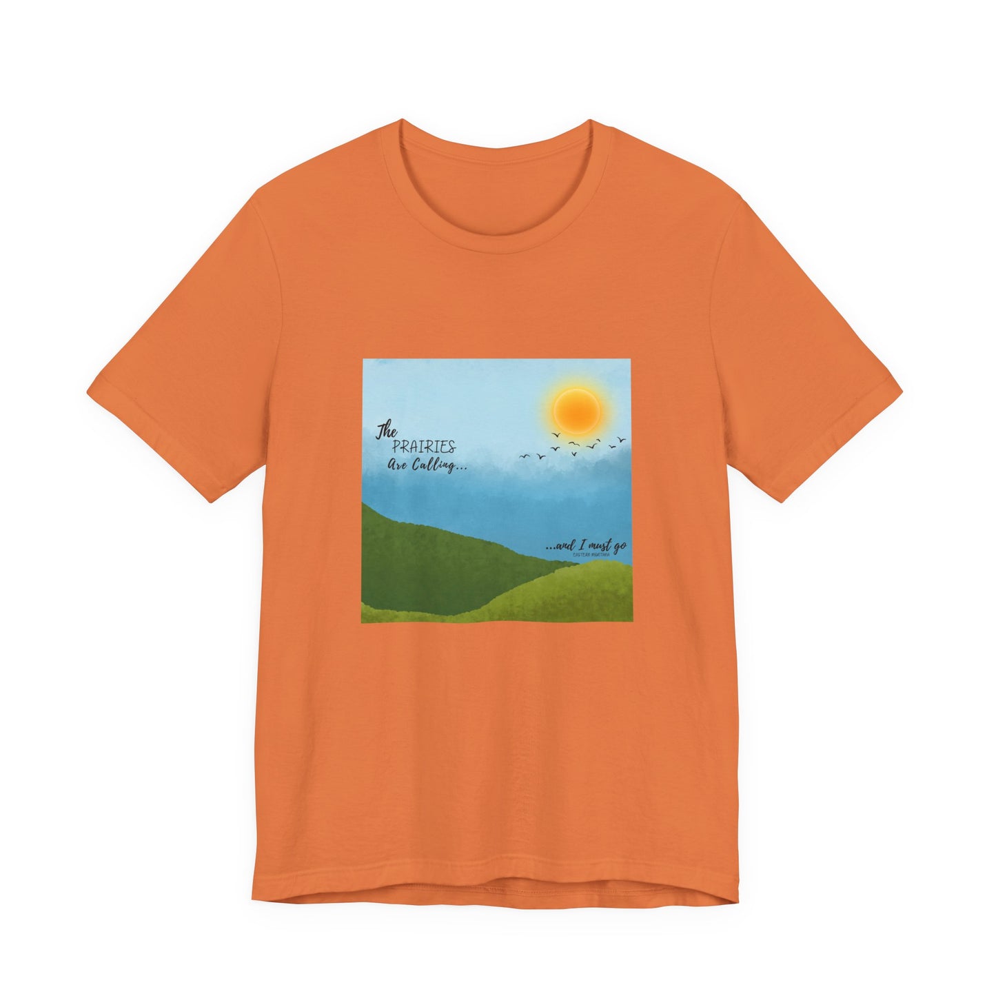 The Prairies Are Calling Eastern Montana Unisex Tee graphic tee