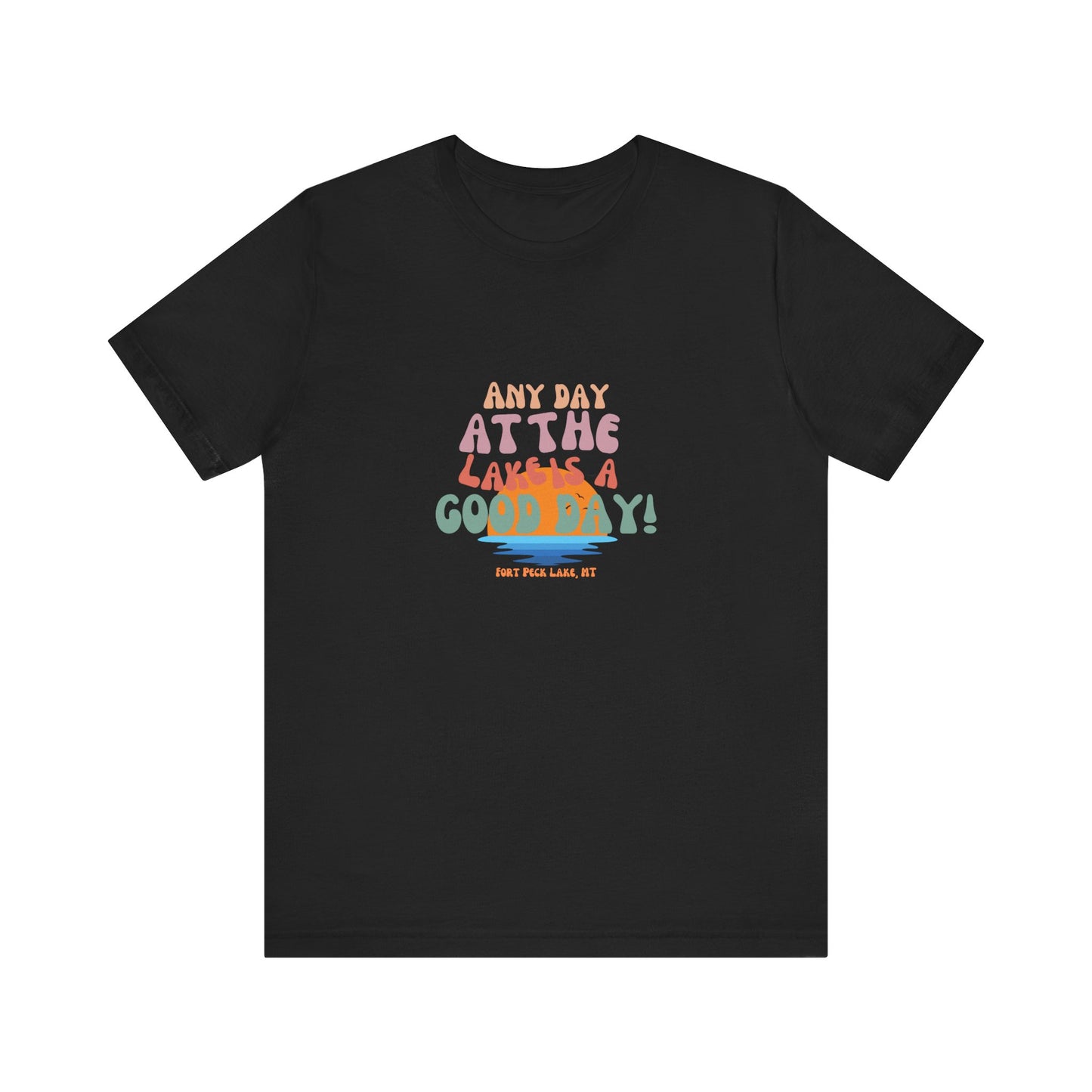 Summer Vibes Short Sleeve Tee - Any Day at the Good Vibes, Beachwear, Vacation Shirt, Casual, Gift for Her, Relaxed Fit