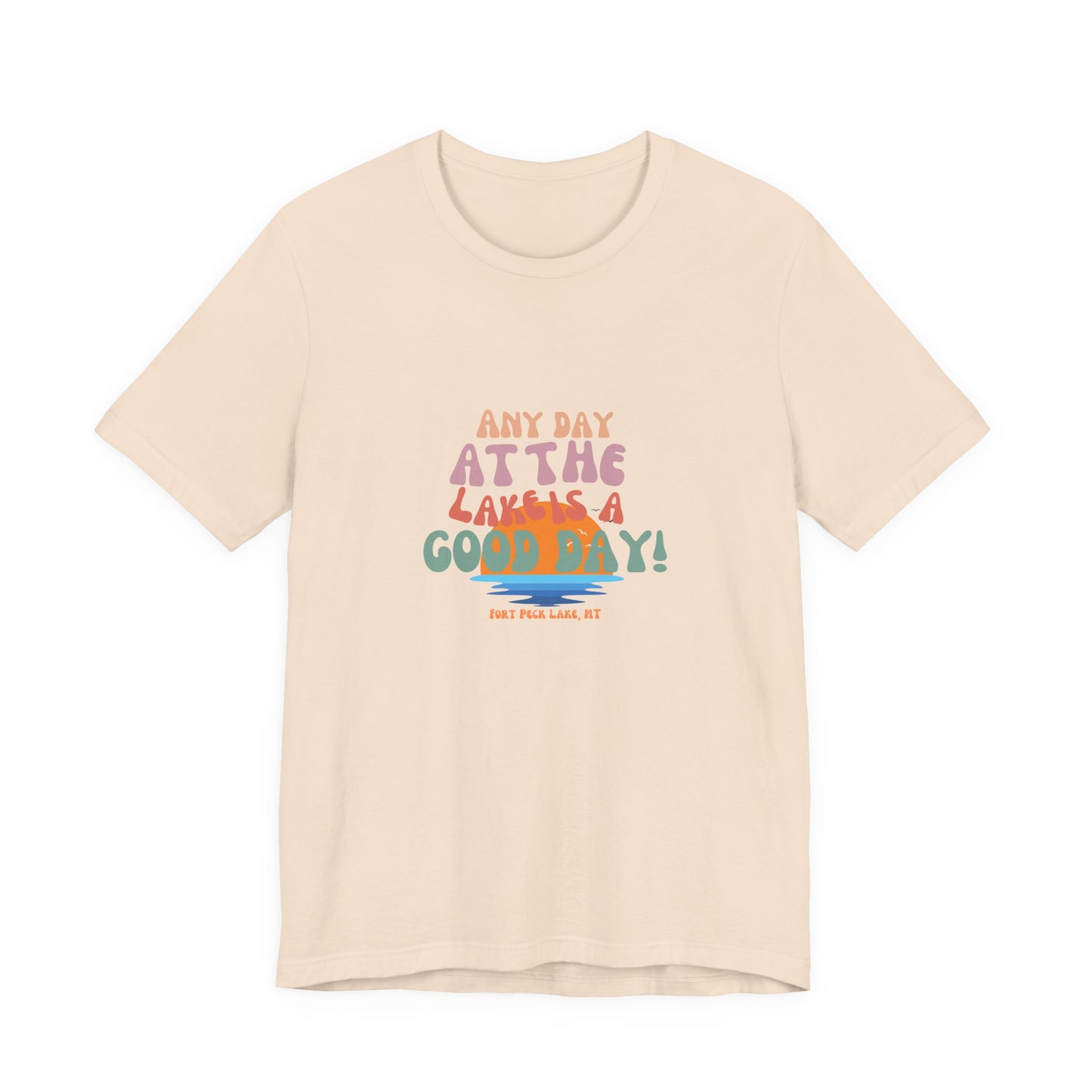 Summer Vibes Short Sleeve Tee - Any Day at the Good Vibes, Beachwear, Vacation Shirt, Casual, Gift for Her, Relaxed Fit
