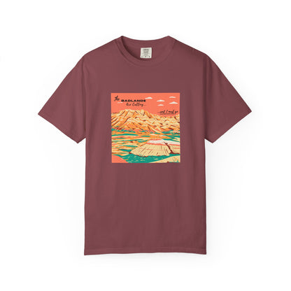 The Badlands are Calling Eastern Montana Unisex Tee graphic tee badlands