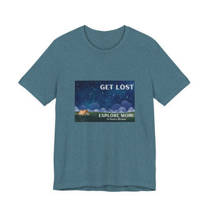 Get Lost Explore More Eastern Montana Adventure Tee, Travel T-Shirt, Nature Lover Gift, Camping Shirt, Outdoor Apparel, Eastern Montana Tee