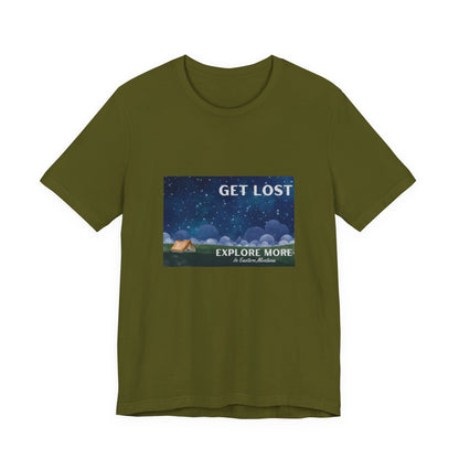 Get Lost Explore More Eastern Montana Adventure Tee, Travel T-Shirt, Nature Lover Gift, Camping Shirt, Outdoor Apparel, Eastern Montana Tee