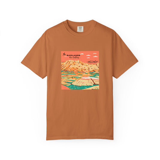 The Badlands are Calling Eastern Montana Unisex Tee graphic tee badlands
