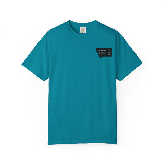 Montana Frontier Newsletter Logo Unisex Tee