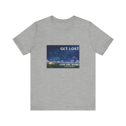 Get Lost Explore More Eastern Montana Adventure Tee, Travel T-Shirt, Nature Lover Gift, Camping Shirt, Outdoor Apparel, Eastern Montana Tee